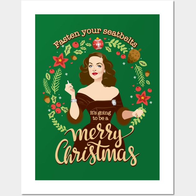 Christmas Bette Wall Art by AlejandroMogolloArt